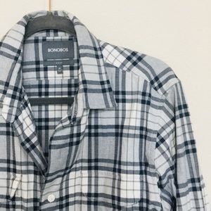 Bonobos Slim Fit Plaid Flannel Shirt